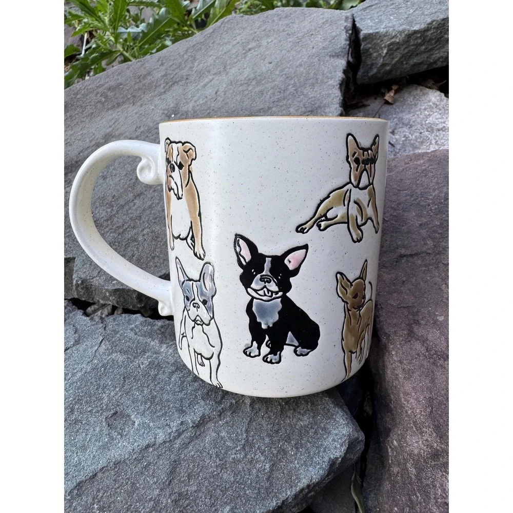 Spectrum Designz Love My Boston Terrier French Bulldog‎ Dog Mug 21oz